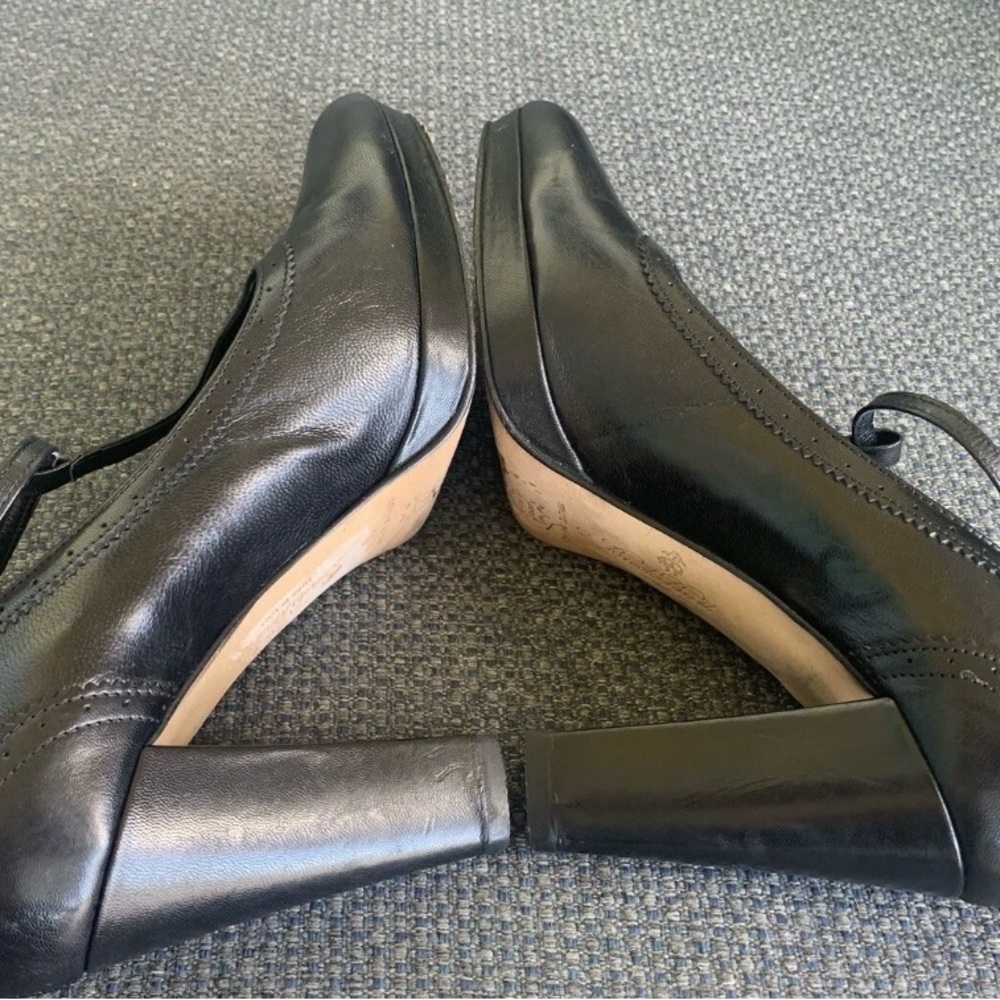 Brooks Brothers Black Leather Heels - Picture 8 of 10